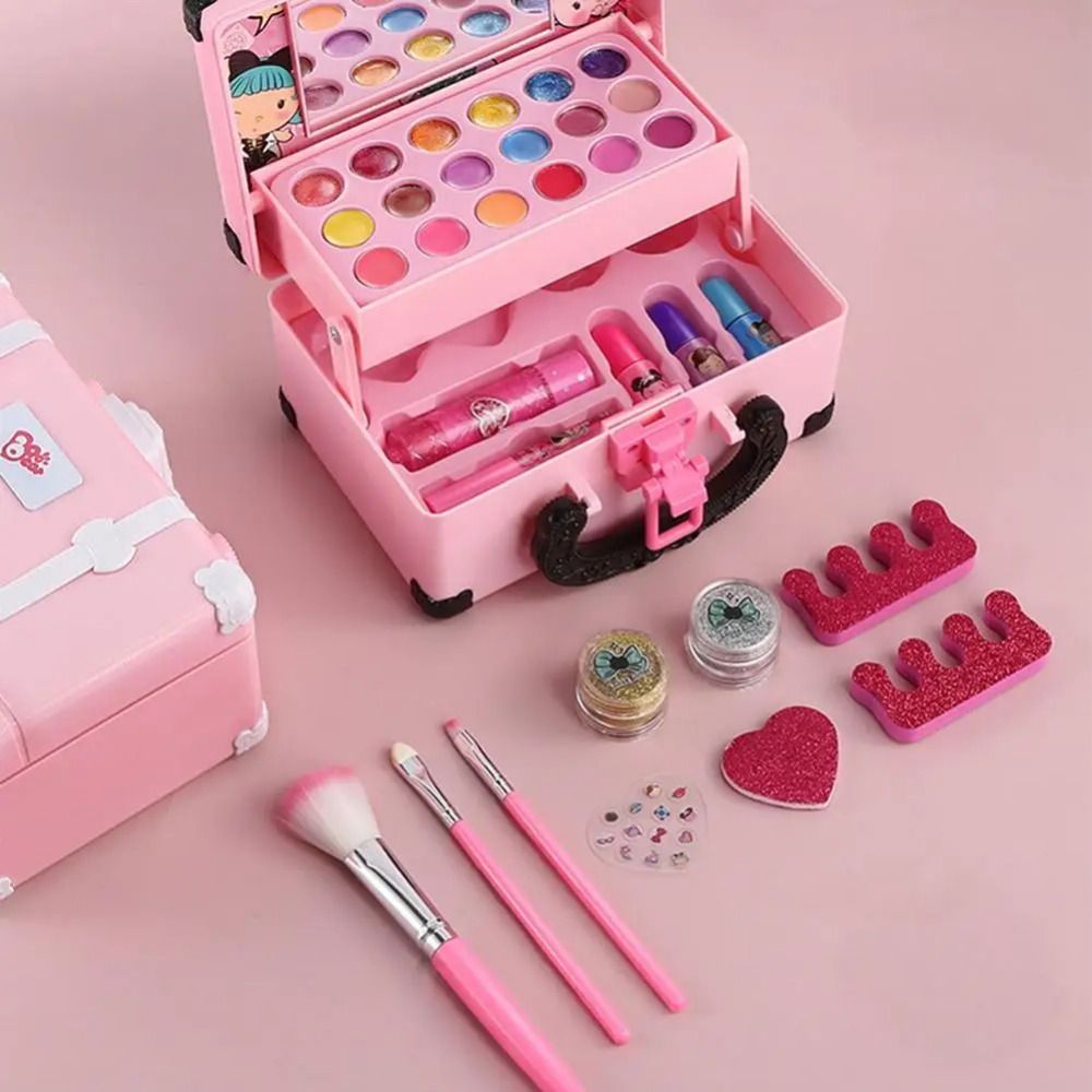 Beauty Makeup Gift Sets - Lipstick Children's Makeup Portable Eye Shadow