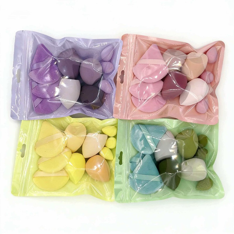 Beauty Makeup Egg - 10Pcs All-Purpose Makeup Sponge Set Cosmetic