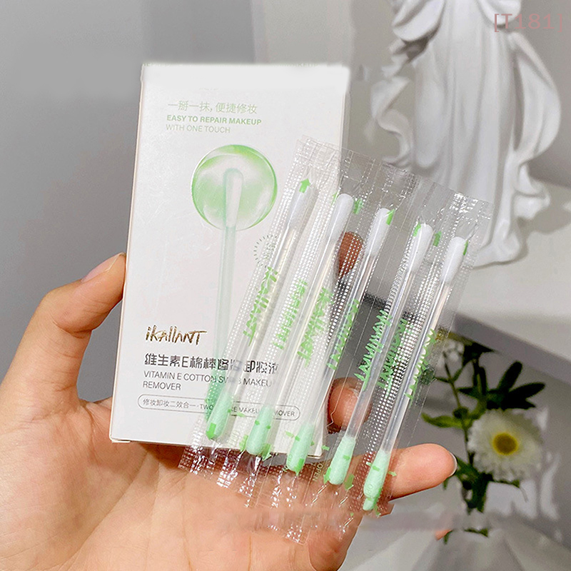 Beauty Of Makeup - [E] 0.3ml×25Pcs Makeup Remover Cotton Swabs