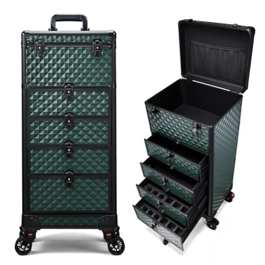 Beauty Of Makeup - Nail Salon Cart with 4 Drawers