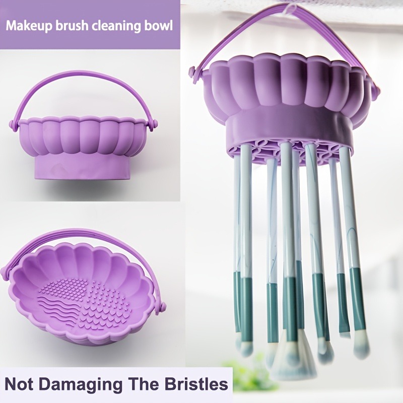 Beauty Makeup Egg - Silicone dishwashing basin, makeup brush, cleaning