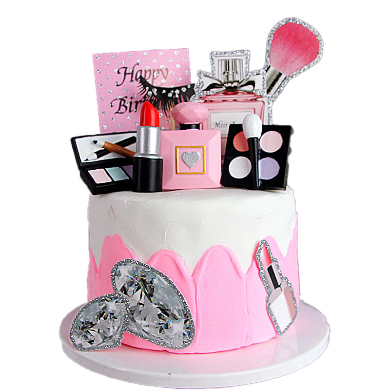 Beauty Queen Makeup - Make Up Cake DIY Decorations Perfume