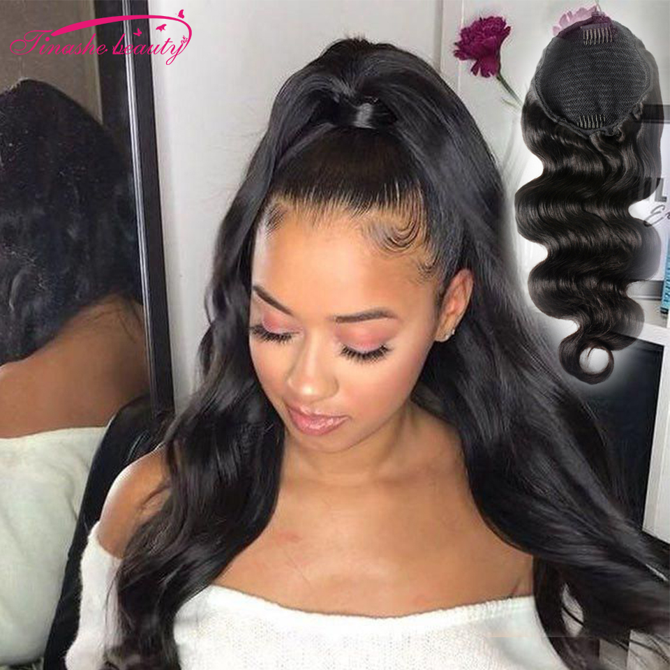 Pure Beauty Hair & Makeup - Tinashe Beauty Body Wave Ponytail Human