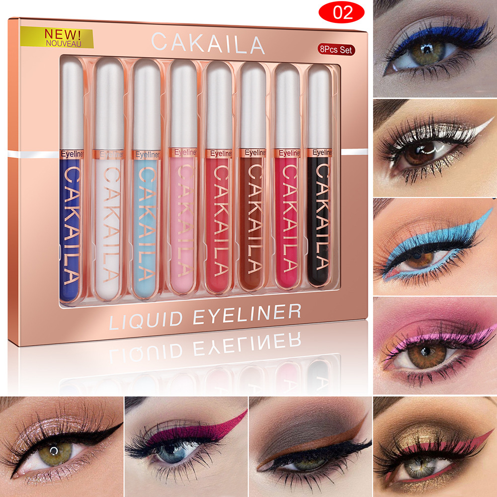 8-Color Set Waterproof Eyeline - Beauty Linasi Makeup reseña y precio