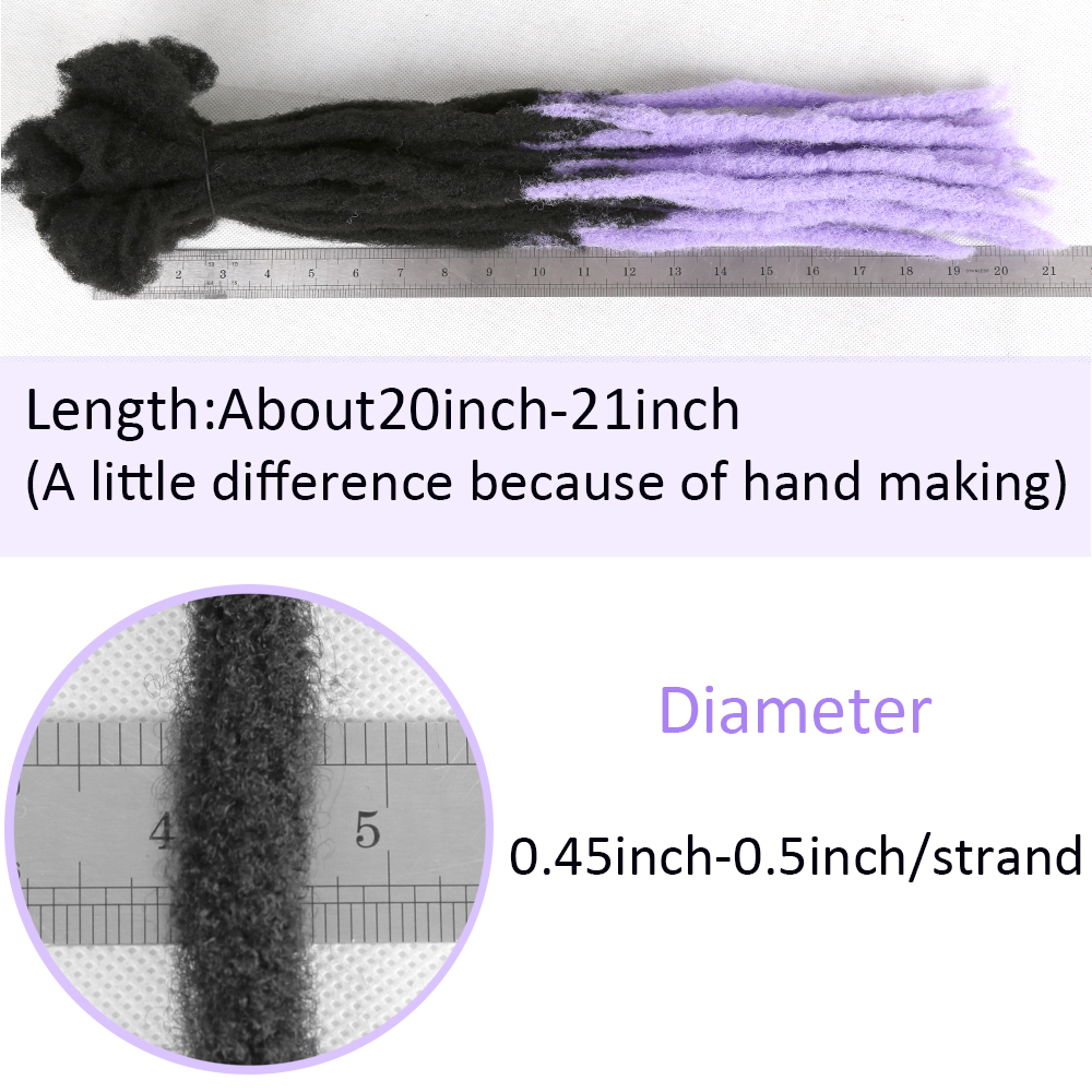 Synthetic Handmade Dreadlocks  - Pure Beauty Hair & Makeup reseña y precio