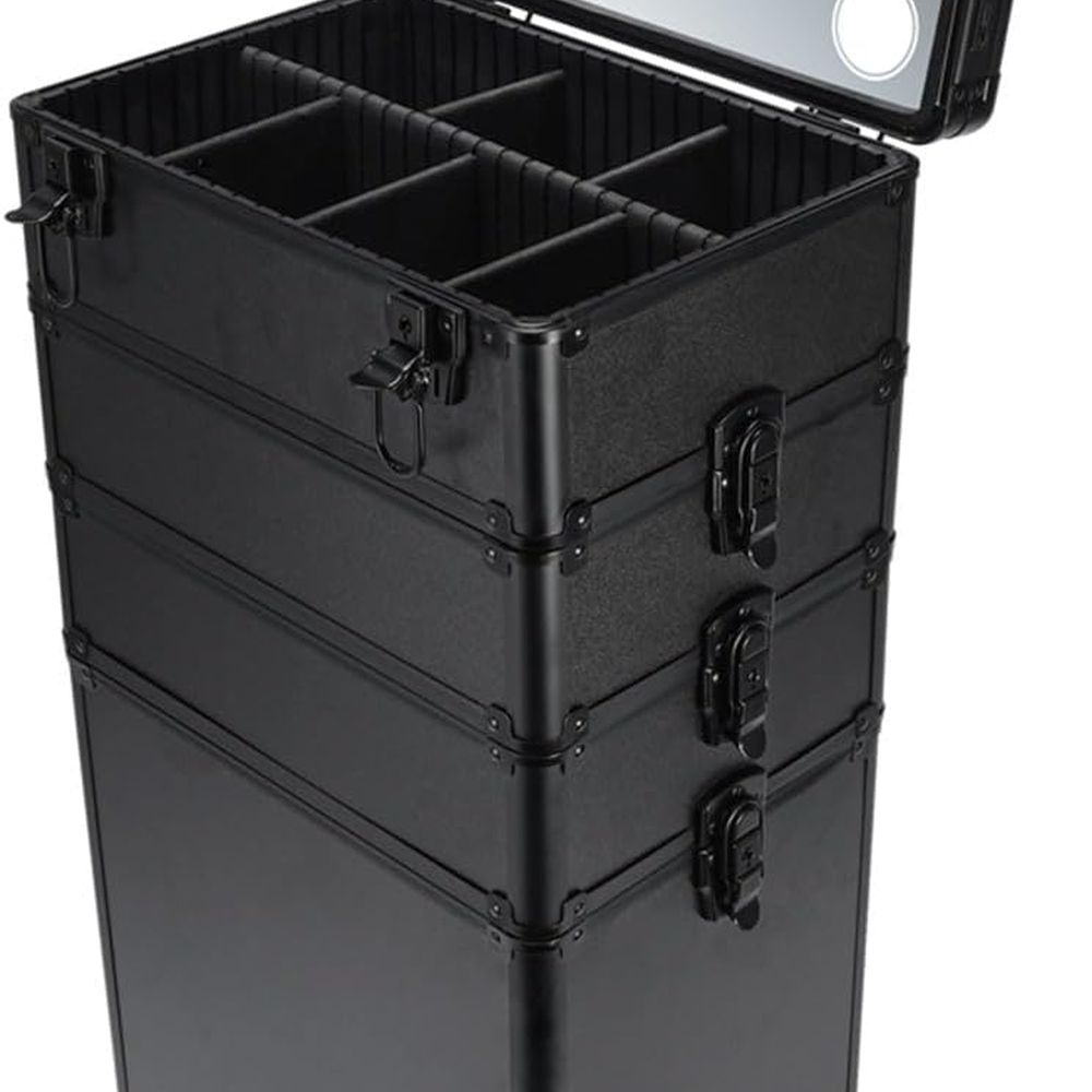 4-in-1 Makeup Train Case with  - Beauty Of Makeup reseña y precio