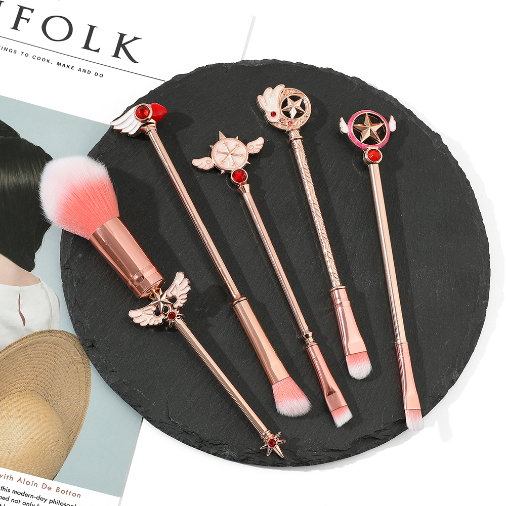 Sailor Moon Makeup Brushes Set - Beauty Glazed Makeup reseña y precio