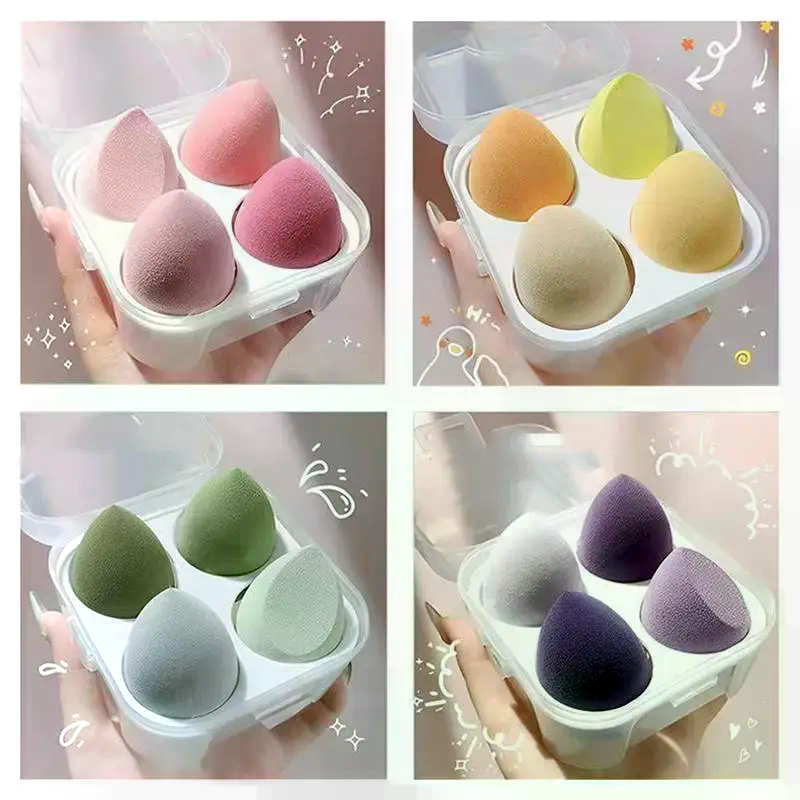 4pcs Beauty Tools Makeup Spong - Beauty Makeup Egg reseña y precio