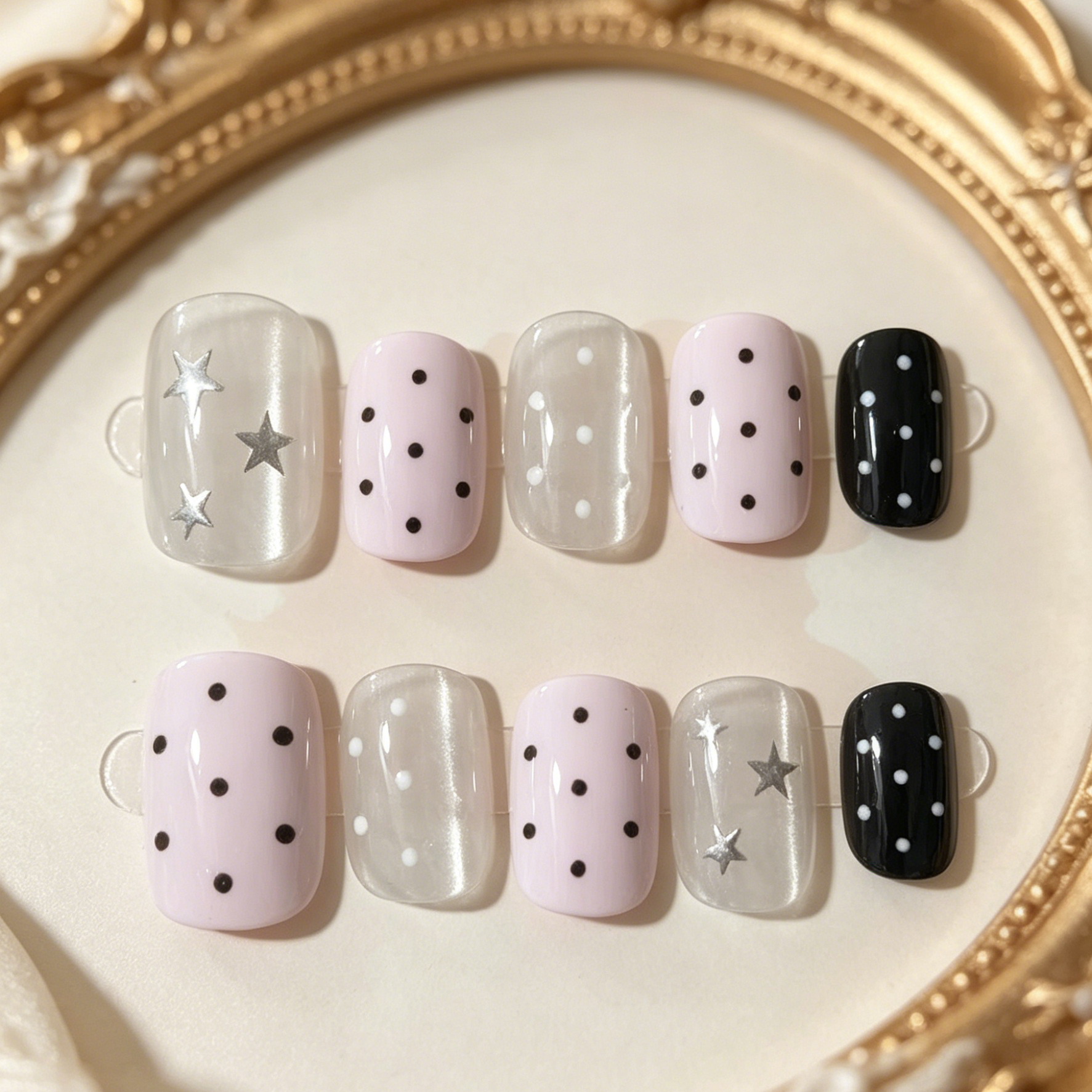 10 pieces of hand pressed shor - Beauty Glazed Makeup reseña y precio