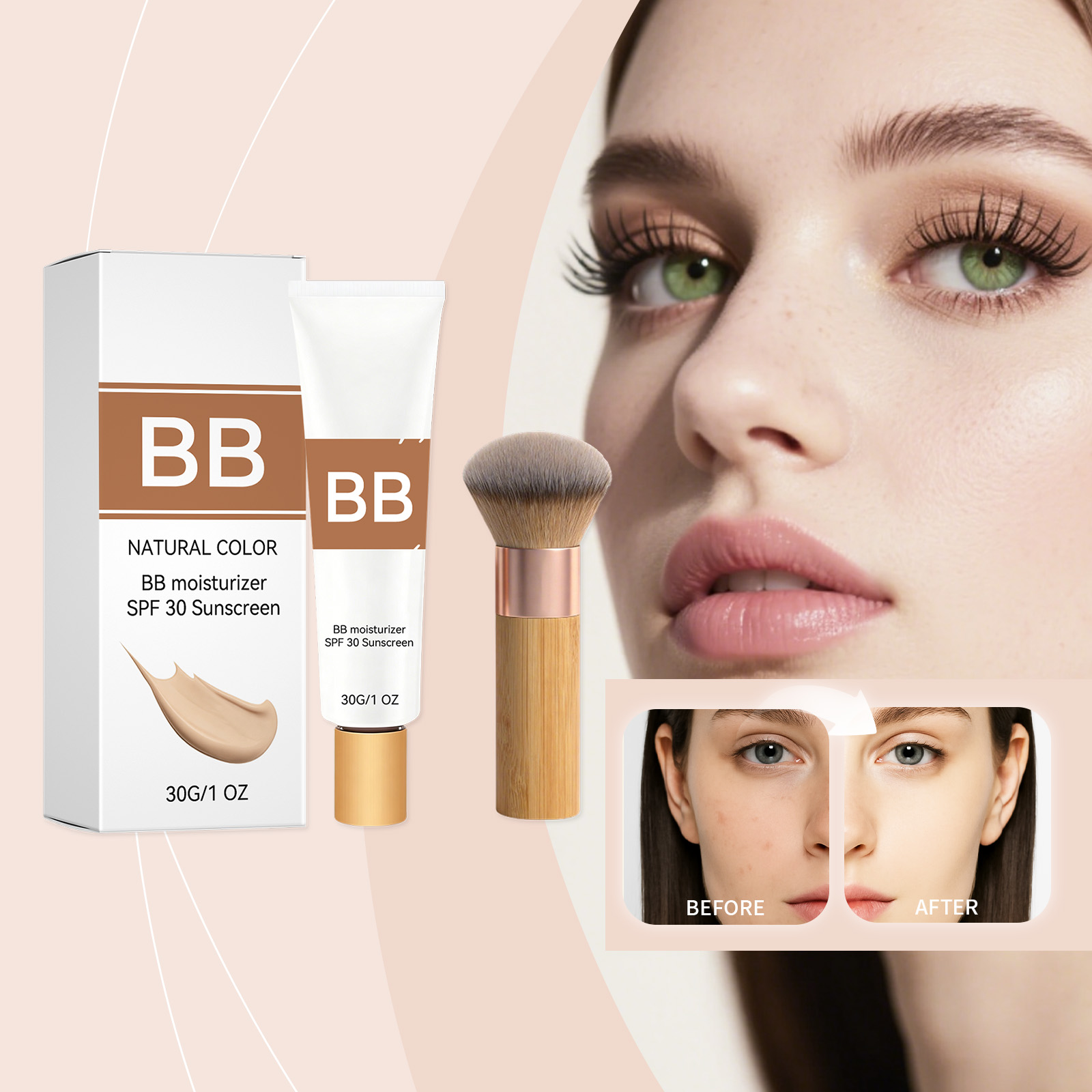 SPF 30 Tinted Moisturizer BB C - Beauty Queen Makeup reseña y precio