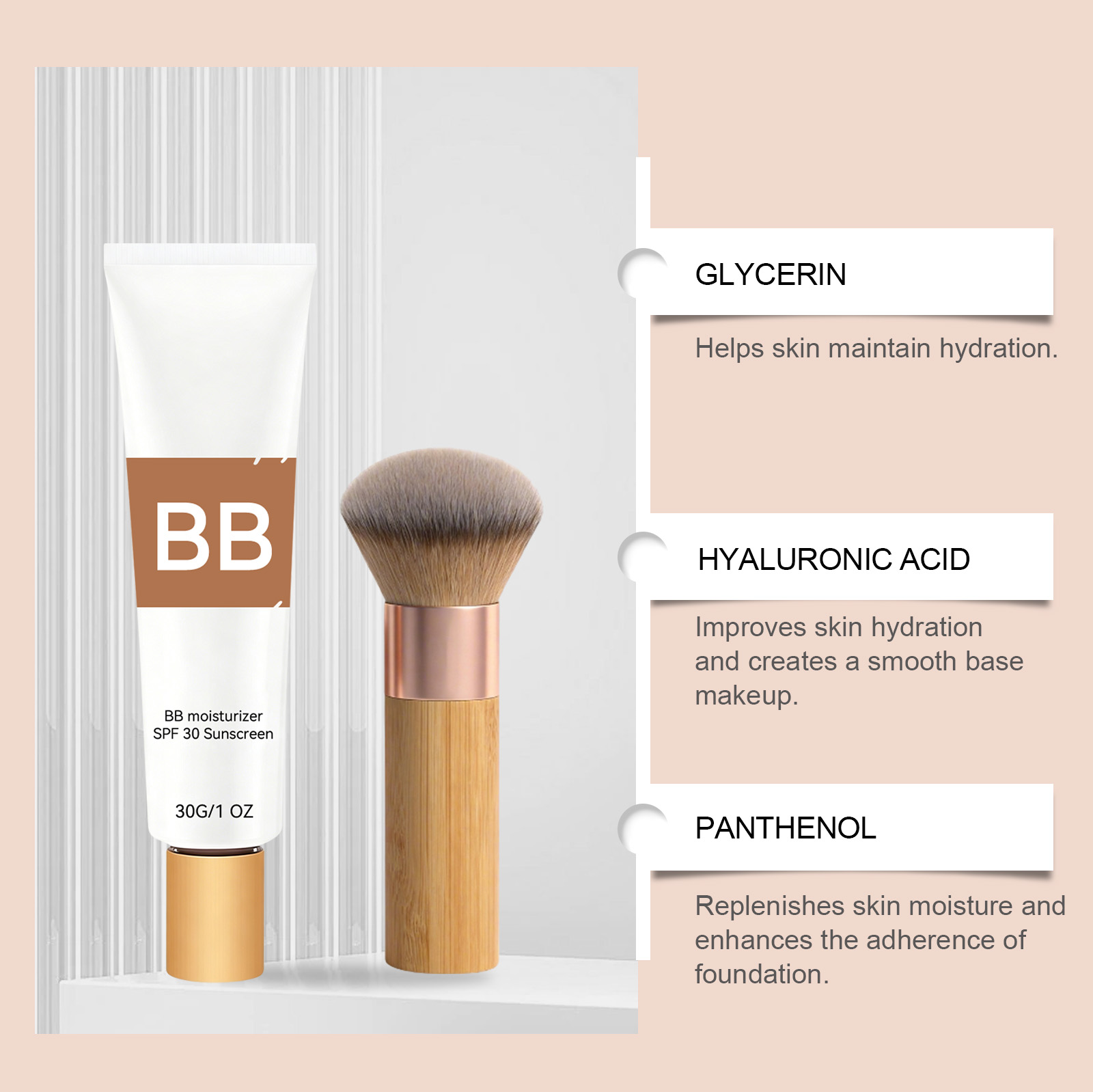 SPF 30 Tinted Moisturizer BB C - Beauty Queen Makeup reseña y precio
