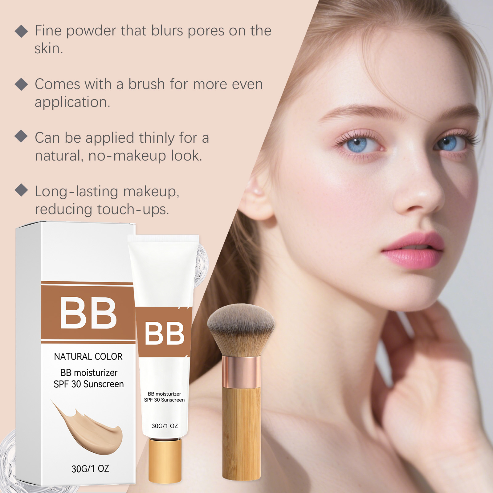 SPF 30 Tinted Moisturizer BB C - Beauty Queen Makeup reseña y precio
