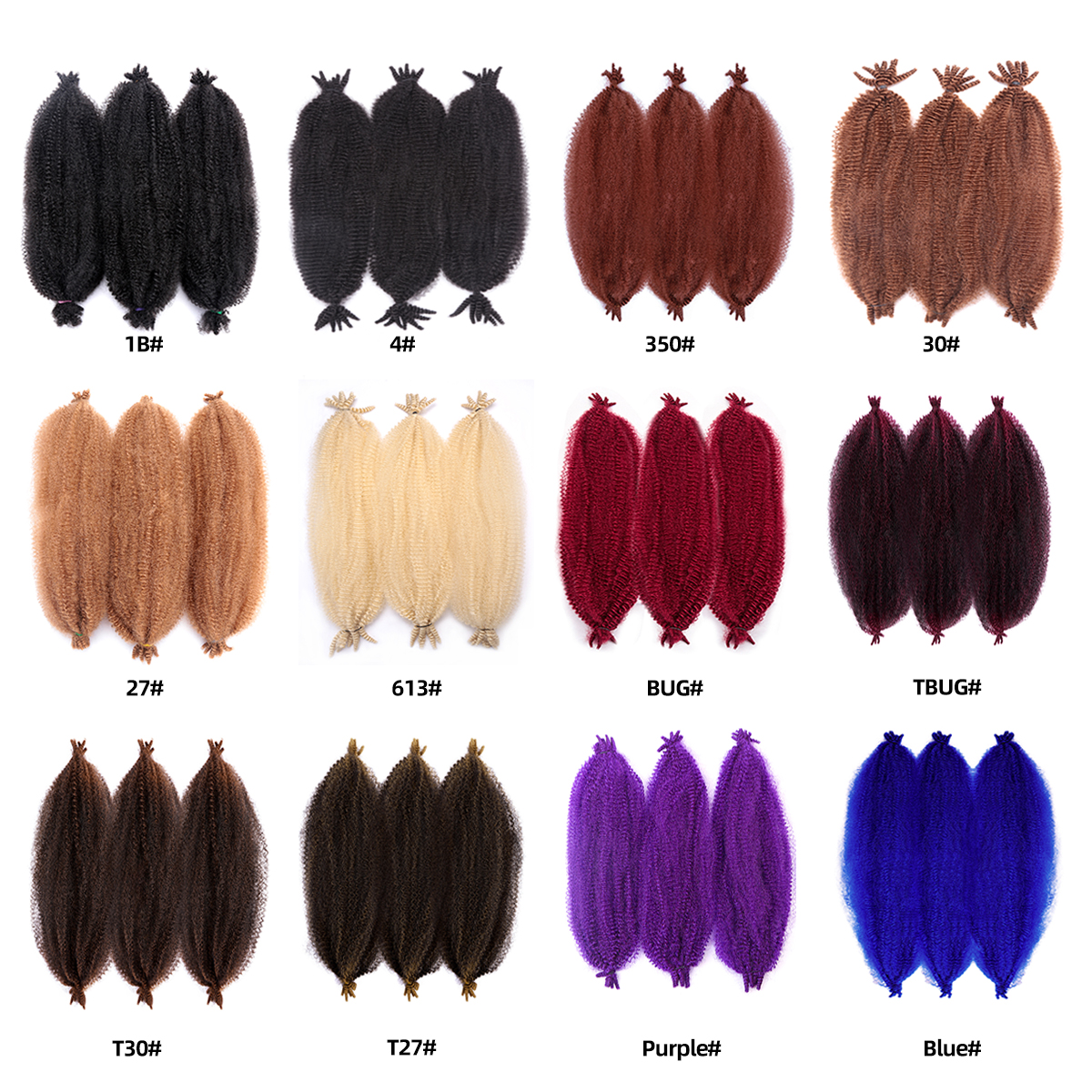 Afro Spring Twist Crochet Hair - Pure Beauty Hair & Makeup reseña y precio