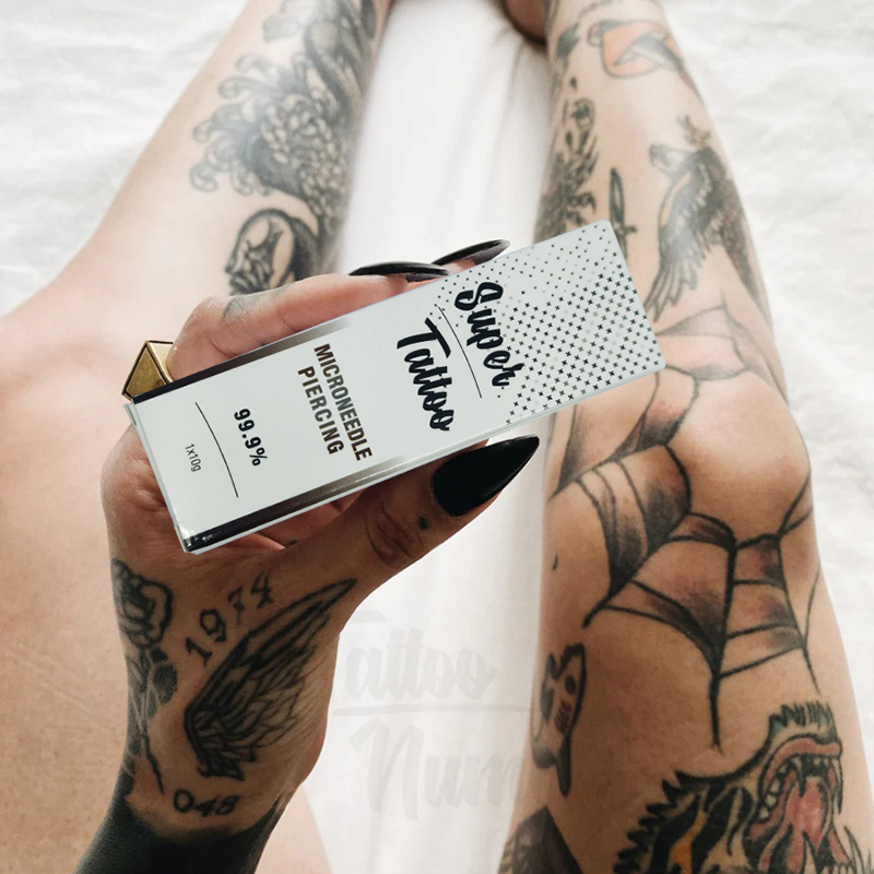 99.9% Super Tattoo Cream Befor - Beauty Linasi Makeup reseña y precio