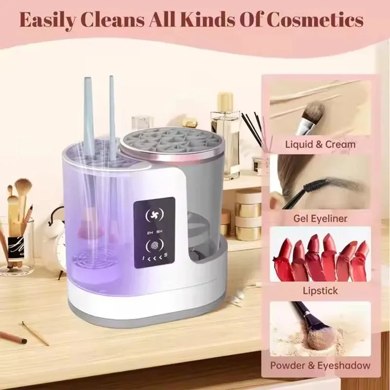 USB Electric Makeup Brush Clea - Beauty Home Makeup reseña y precio