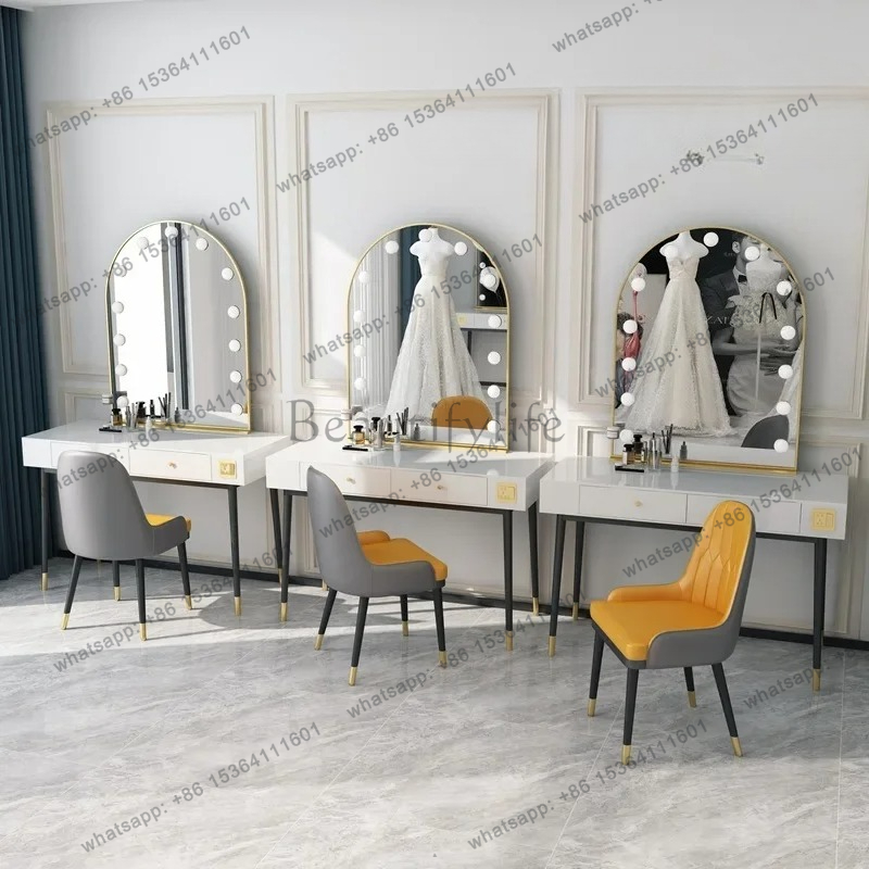 simple lamp mirror makeup tabl - Beauty And Makeup Studio reseña y precio