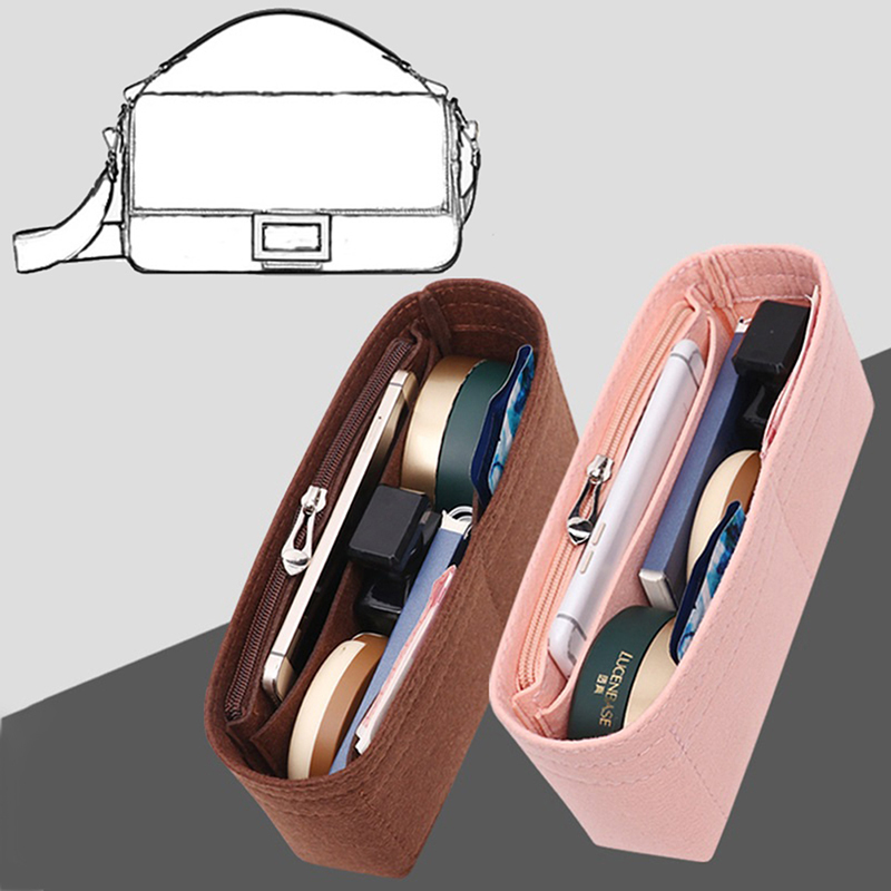 1PC Felt Insert Bag Organizer, - Ysl Beauty Makeup Bag reseña y precio