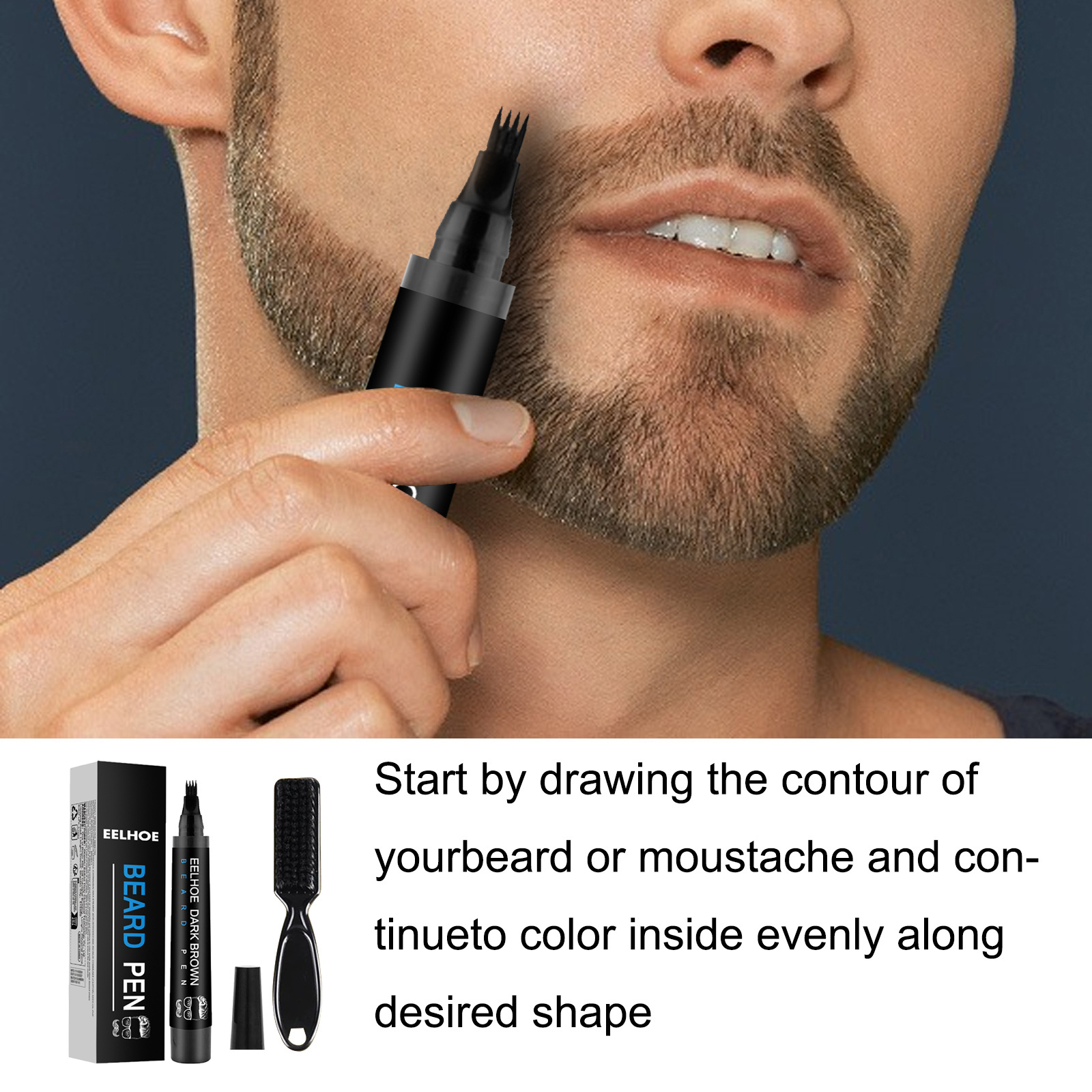 Beard Fillering Pen Kit Thicke - Beauty Of Makeup reseña y precio