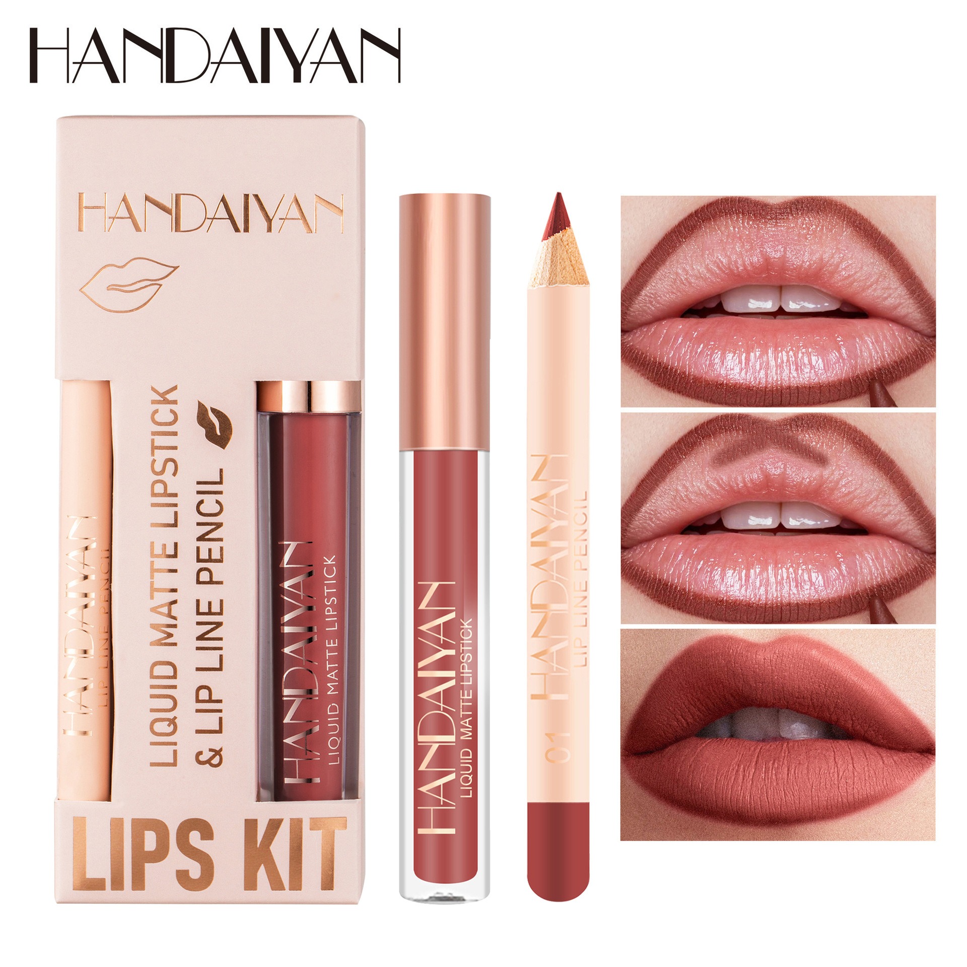 12 Color Lip Liner and Lipstic - Beauty Makeup Gift Sets reseña y precio