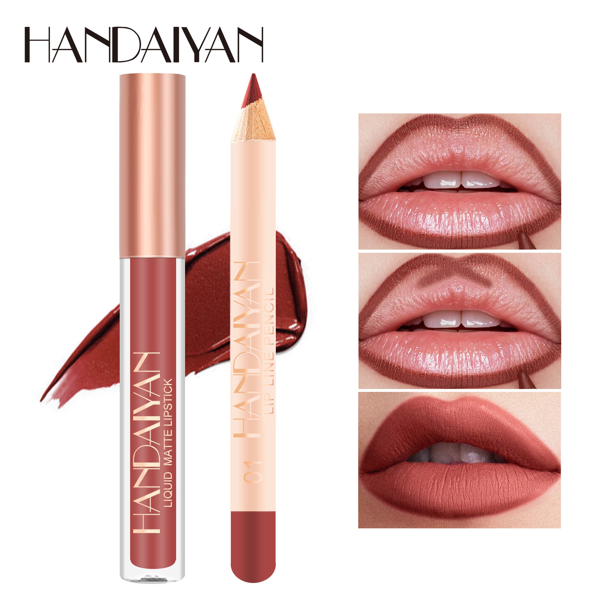 12 Color Lip Liner and Lipstic - Beauty Makeup Gift Sets reseña y precio
