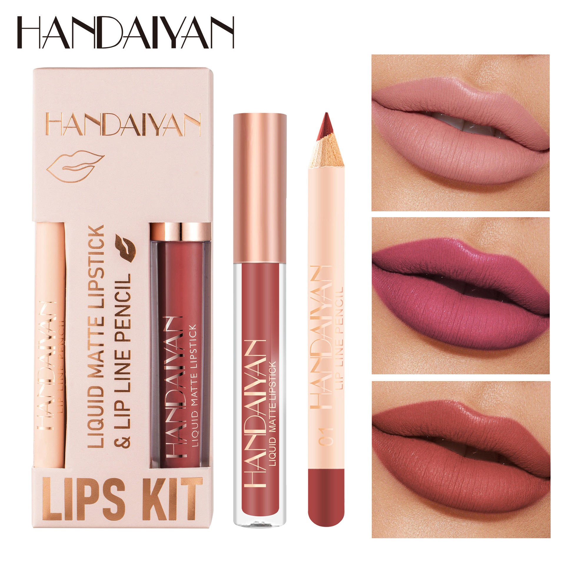 12 Color Lip Liner and Lipstic - Beauty Makeup Gift Sets reseña y precio