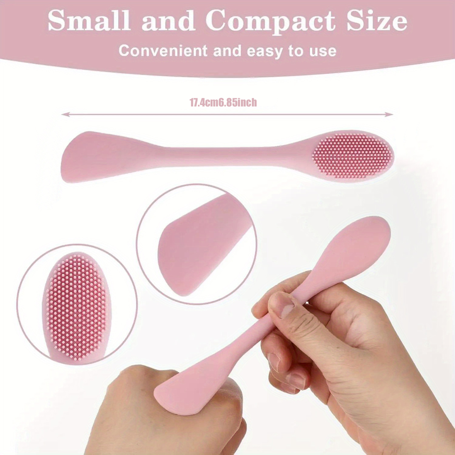 Double Head Facial Mask Brush  - Beauty Queen Makeup reseña y precio