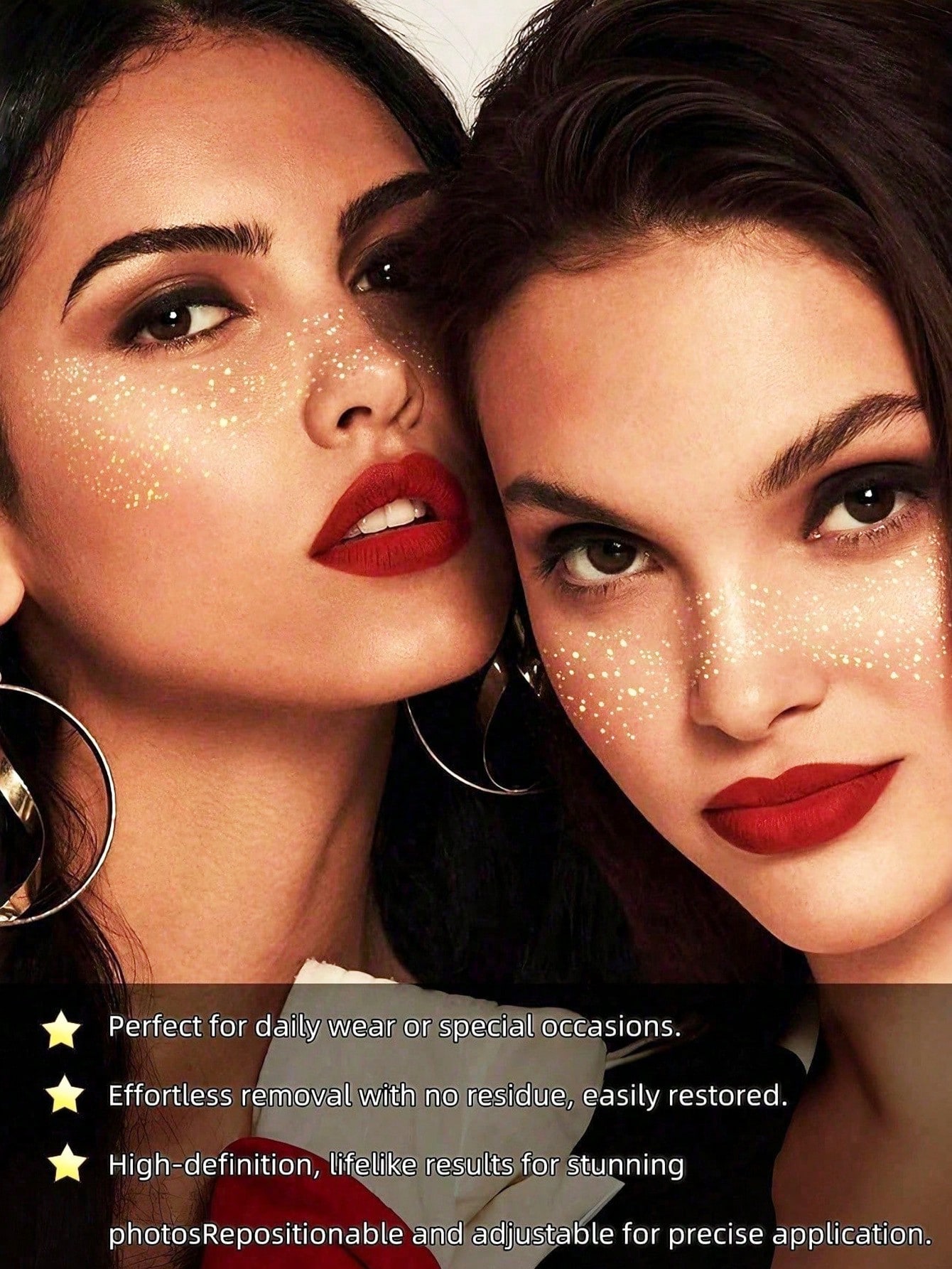 6 Sheets Waterproof Gold Glitt - Beauty Glazed Makeup reseña y precio