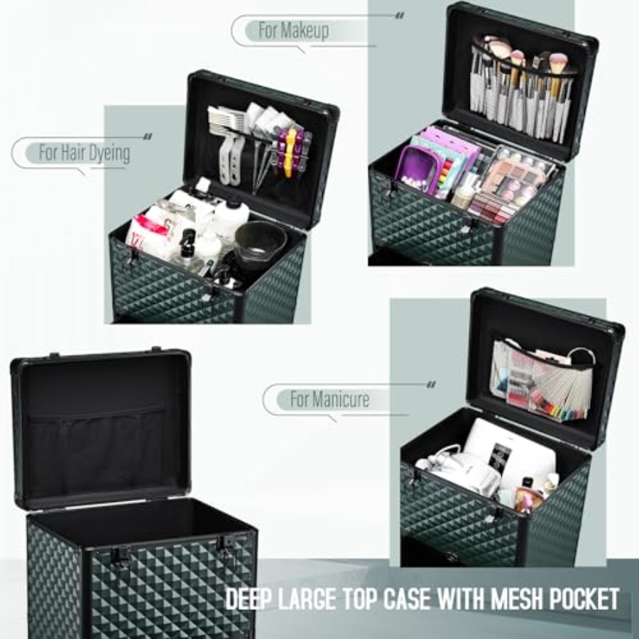 Nail Trolley Cart with 3 Drawe - Beauty Of Makeup reseña y precio