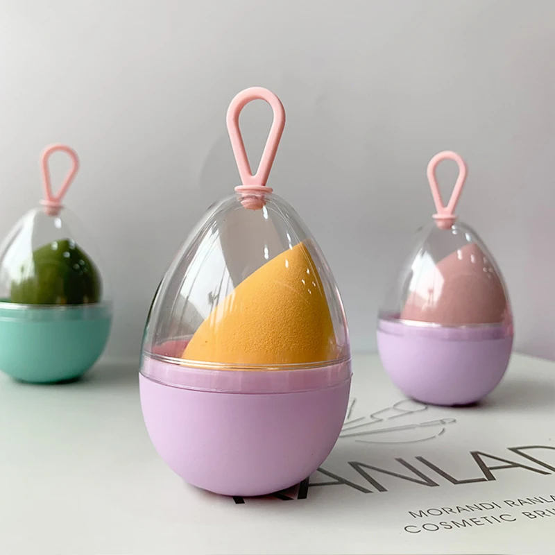Empty Transparent Puffs Drying - Beauty Makeup Egg reseña y precio