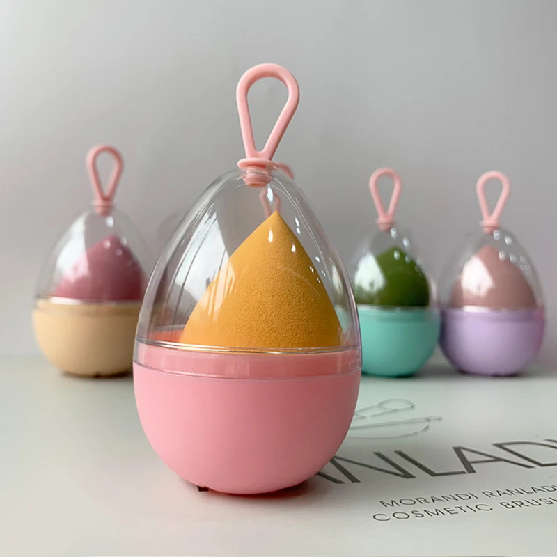 Empty Transparent Puffs Drying - Beauty Makeup Egg reseña y precio