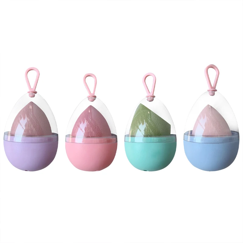 Empty Transparent Puffs Drying - Beauty Makeup Egg reseña y precio