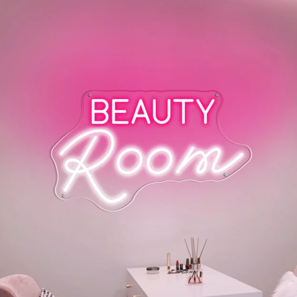 Beauty Room Neon Signs For Wal - Beauty And Makeup Studio reseña y precio