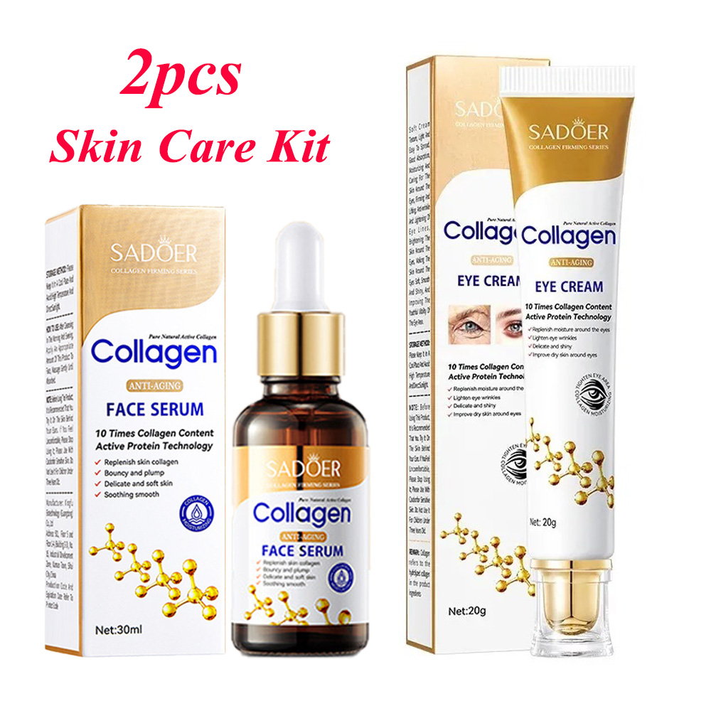 SADOER Collagen Skin Care Sets - Beauty Glazed Makeup reseña y precio