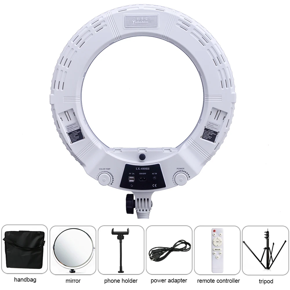 Yidoblo Warm Cold Light LX-480 - Beauty And Makeup Studio reseña y precio