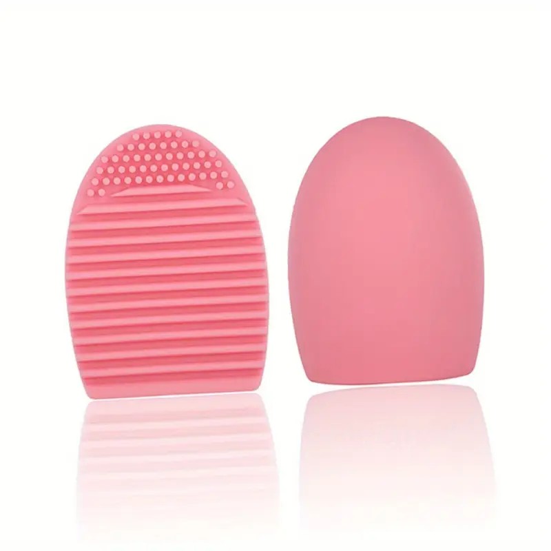 Pink Silicone Makeup Brush Cle - Beauty Home Makeup reseña y precio