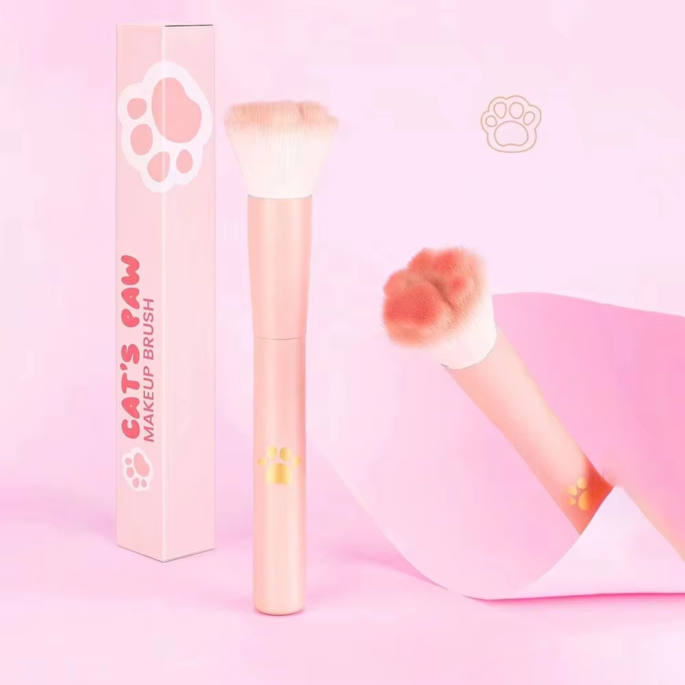 1Pc Cat Paw Blush Brush with S - Beauty Queen Makeup reseña y precio