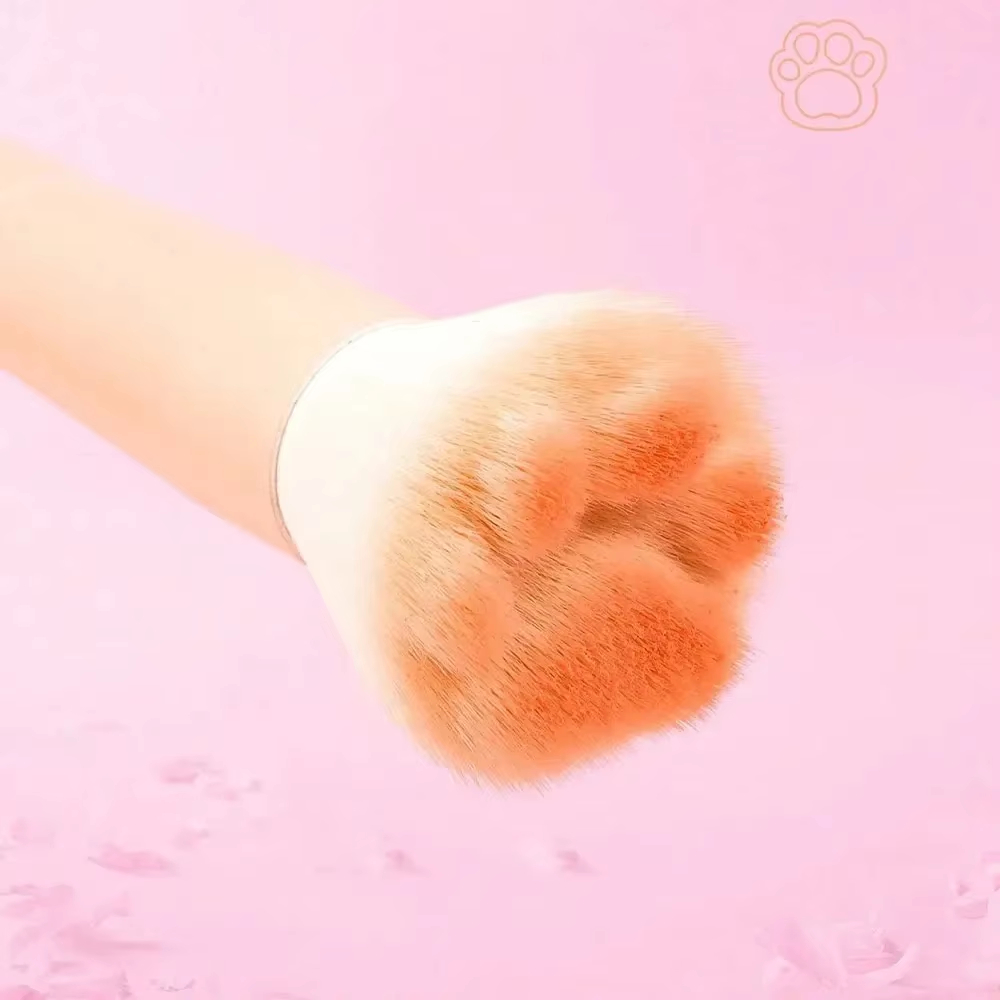 1Pc Cat Paw Blush Brush with S - Beauty Queen Makeup reseña y precio