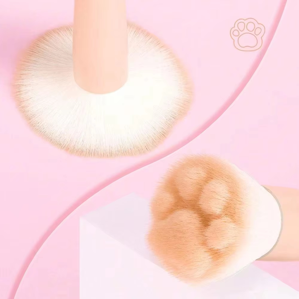 1Pc Cat Paw Blush Brush with S - Beauty Queen Makeup reseña y precio