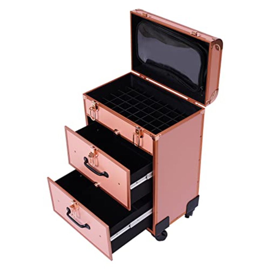 3-Tier Aluminum Rolling Makeup - Beauty Of Makeup reseña y precio