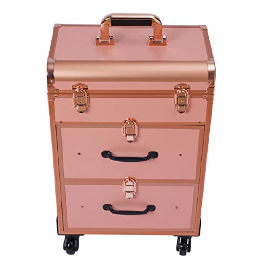 3-Tier Aluminum Rolling Makeup - Beauty Of Makeup reseña y precio