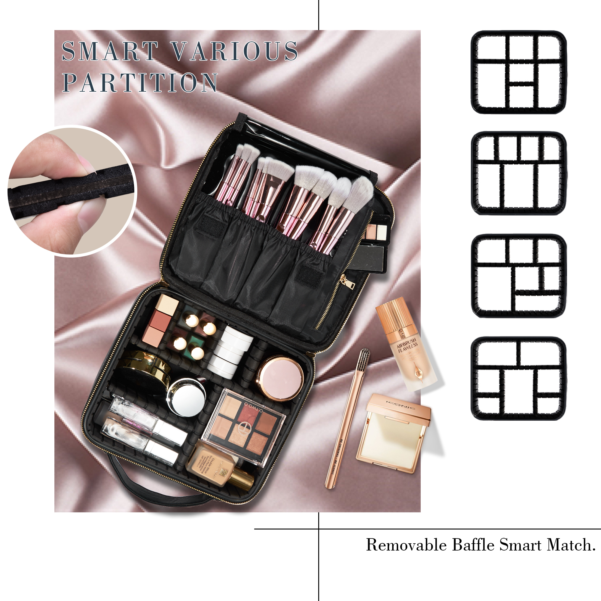 Cosmetic Case Makeup Bag Vanit - Beauty Of Makeup reseña y precio