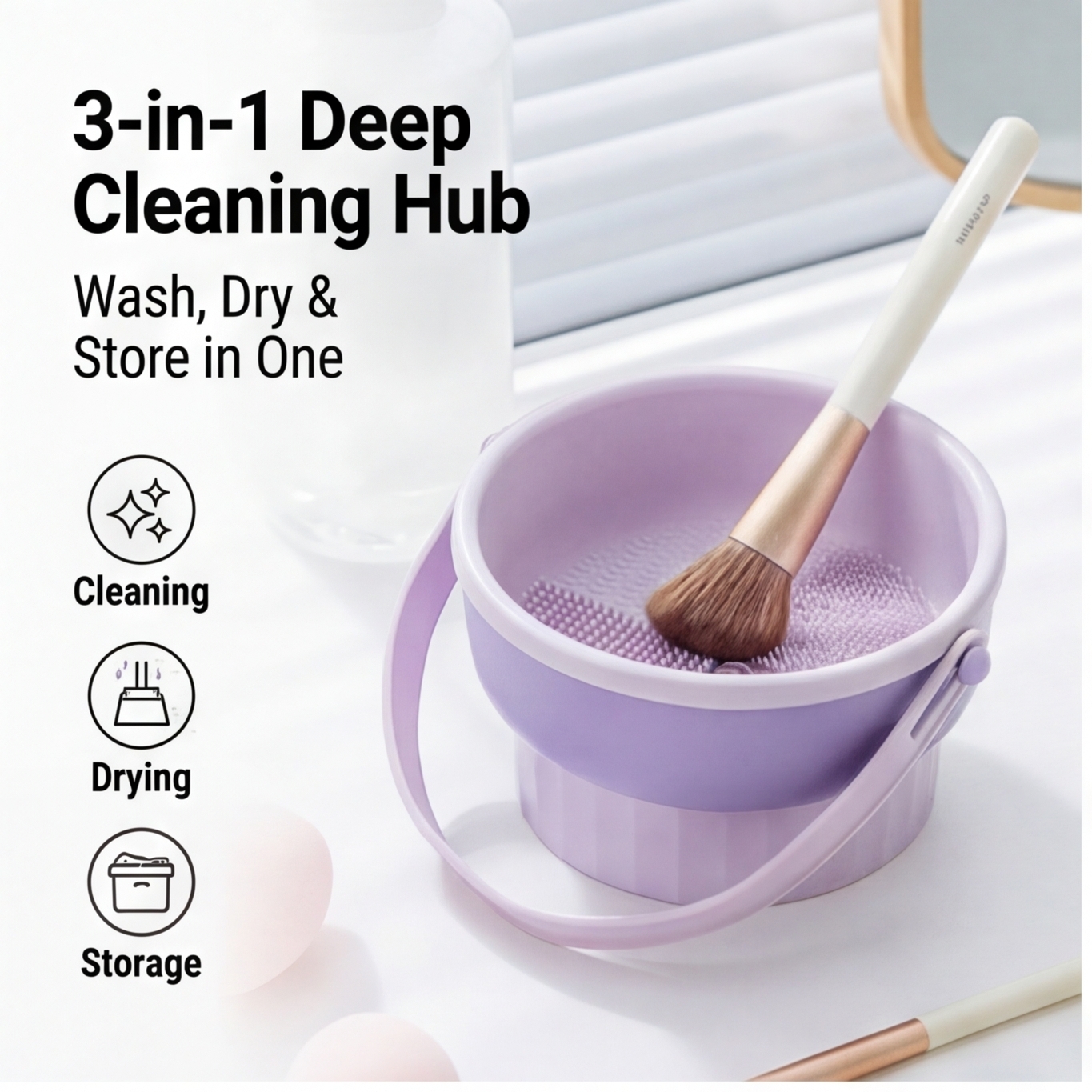 Silicone Makeup Brush Cleaning - Beauty Glazed Makeup reseña y precio