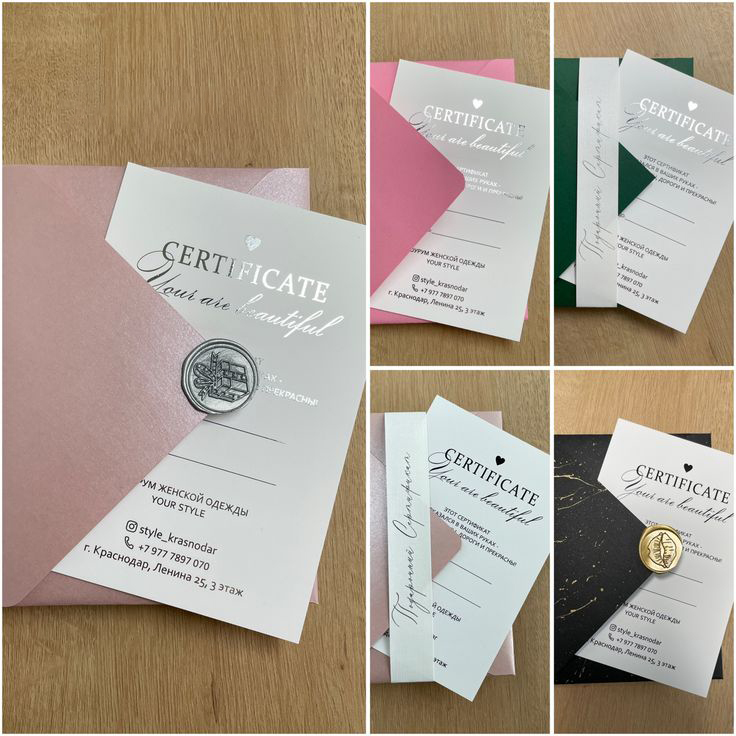 Custom Elegant Gift cards with - Beauty And Makeup Studio reseña y precio