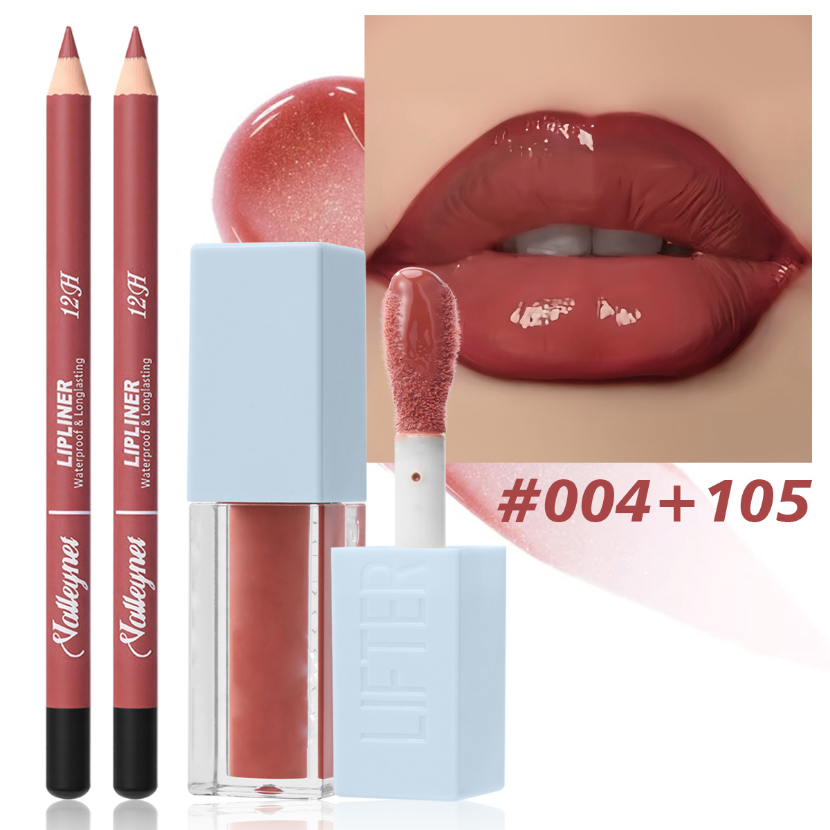 2Pcs/Set Lipliner + Lip Oil Ma - Beauty Linasi Makeup reseña y precio
