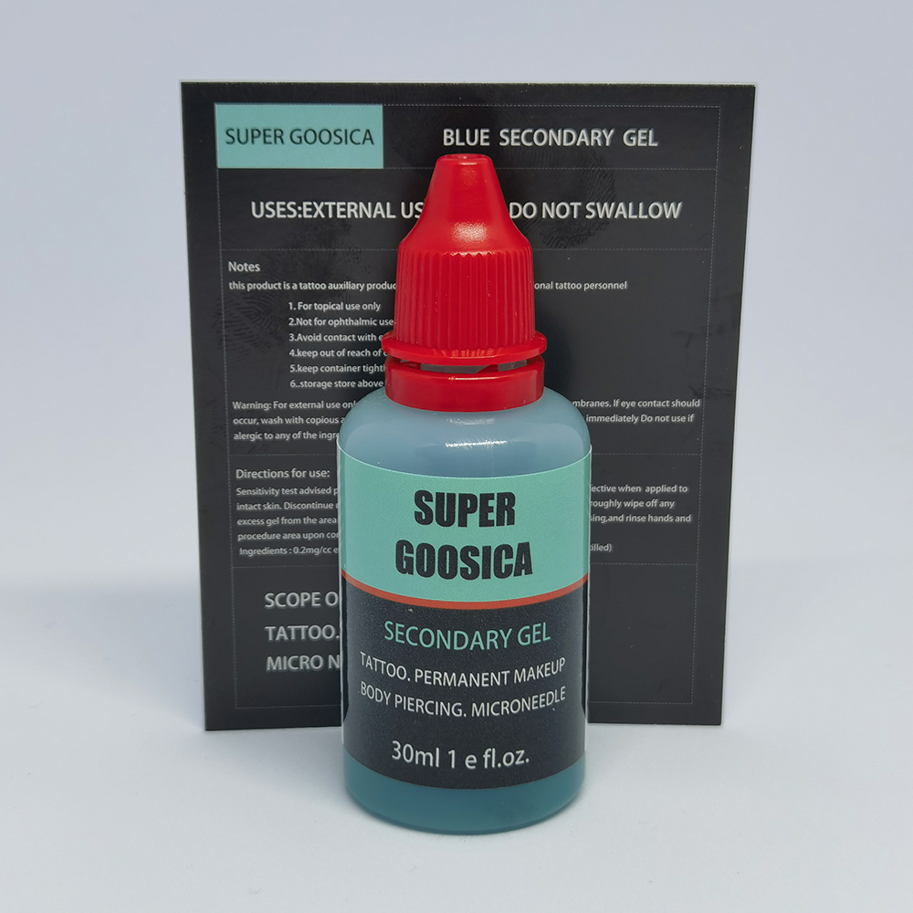 Super Goosica Tattoo Blue Gel  - Beauty Linasi Makeup reseña y precio