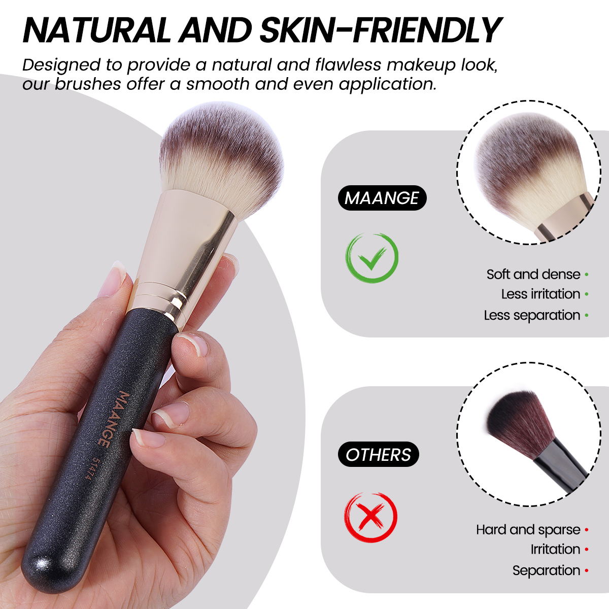 MAANGE Makeup Brush Set Profes - Beauty Makeup Gift Sets reseña y precio