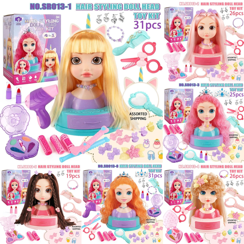 Hair Styling Doll Head Makeup  - Beauty Makeup Gift Sets reseña y precio