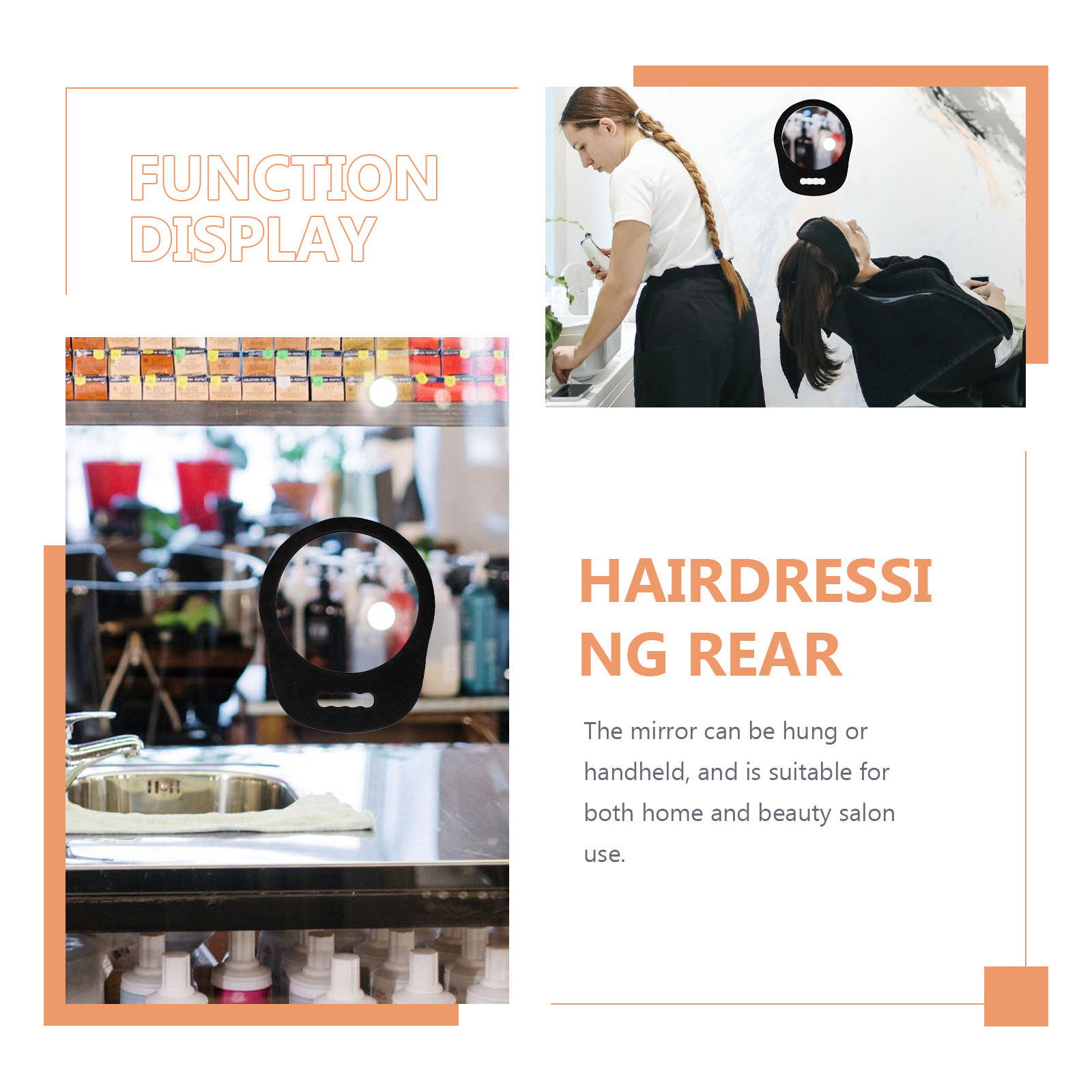 Round Foam Frame Handheld Mirr - Beauty And Makeup Studio reseña y precio