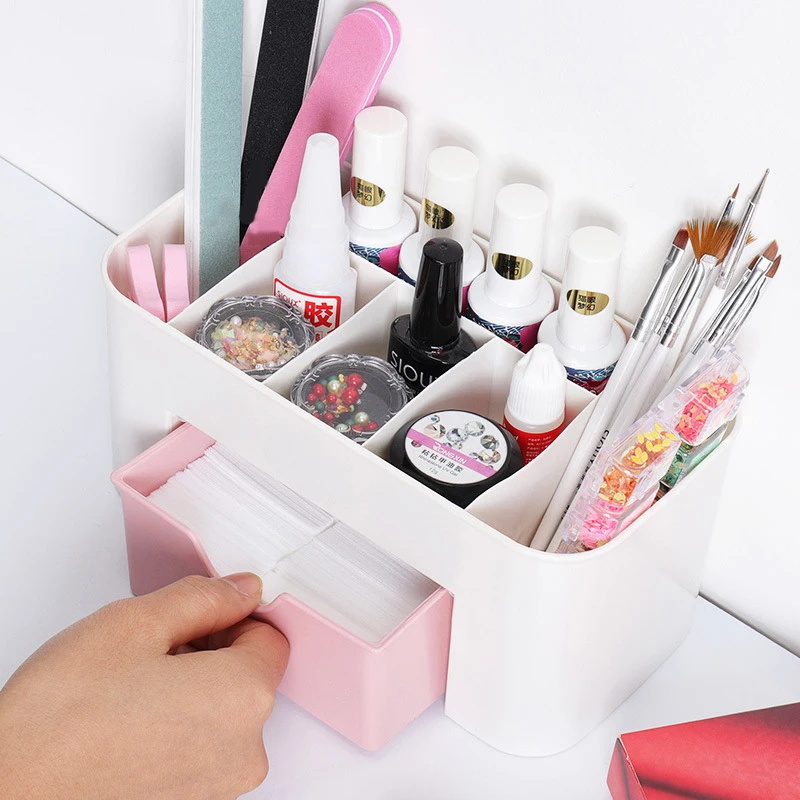 Nail Art Organizer Desktop Dra - Beauty Home Makeup reseña y precio