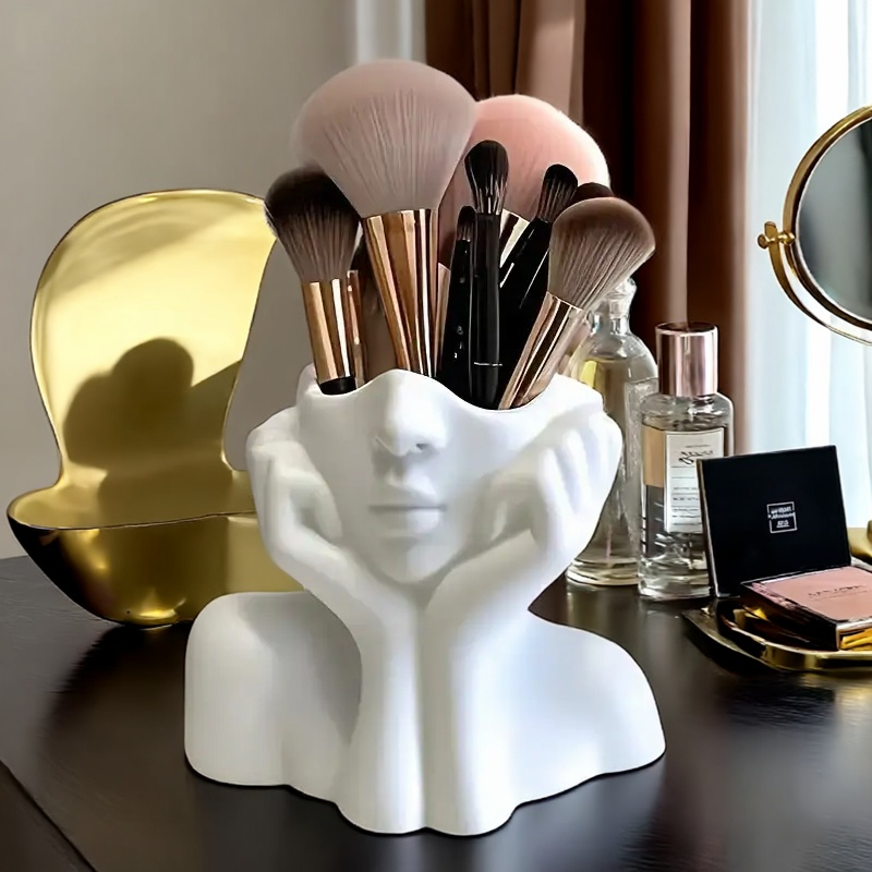 Face Shape Makeup Brush Holder - Beauty Queen Makeup reseña y precio